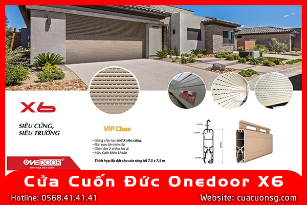 Cửa Cuốn Đức OneDoor X6 2 Cửa Cuốn Đức OneDoor X6