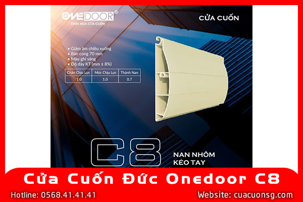 Cửa Cuốn Đức Onedoor C8 2 Cửa Cuốn Đức Onedoor C8