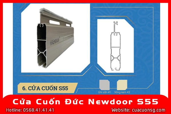 Cửa cuốn Đức Newdoor S55 2 Cửa cuốn Đức Newdoor S55