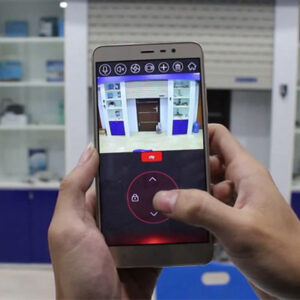 Điều khiển cửa cuốn bằng điện thoại tích hợp camera