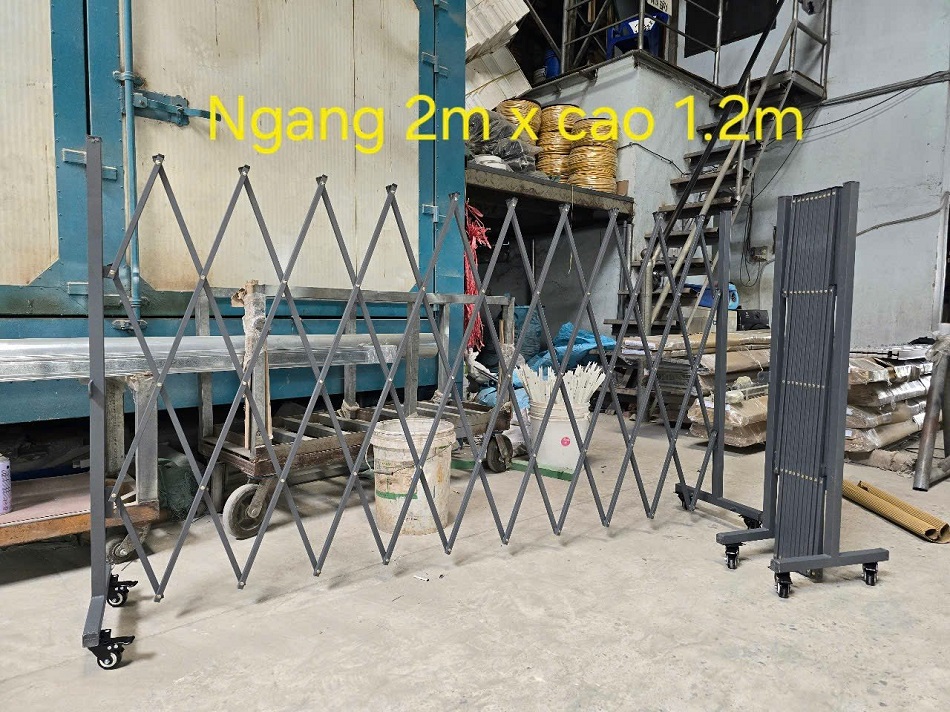 Hàng rào xếp kéo tay gọn nhẹ, tiện lợi mới nhất năm 2025 13 Hàng rào xếp kéo tay