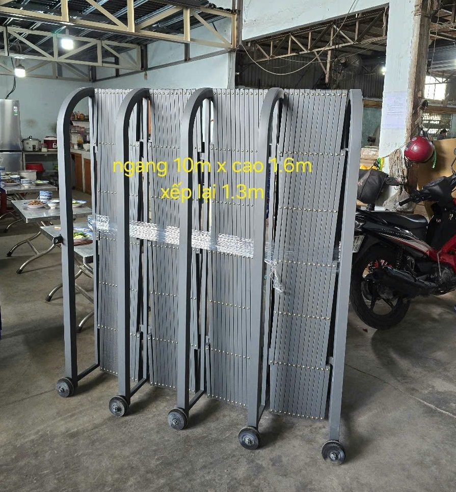 Hàng rào xếp kéo tay gọn nhẹ, tiện lợi mới nhất năm 2025 16 Hàng rào xếp kéo tay