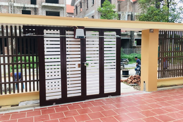 Cổng lùa 2 cánh đẹp và hiện đại nhất tại Á Châu Door 2 Cổng lùa 2 cánh