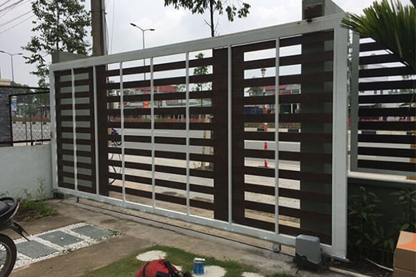 Cổng lùa 2 cánh đẹp và hiện đại nhất tại Á Châu Door 3 Cổng lùa 2 cánh