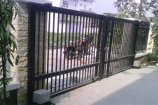 Cổng lùa 2 cánh đẹp và hiện đại nhất tại Á Châu Door 1 Cổng lùa 2 cánh