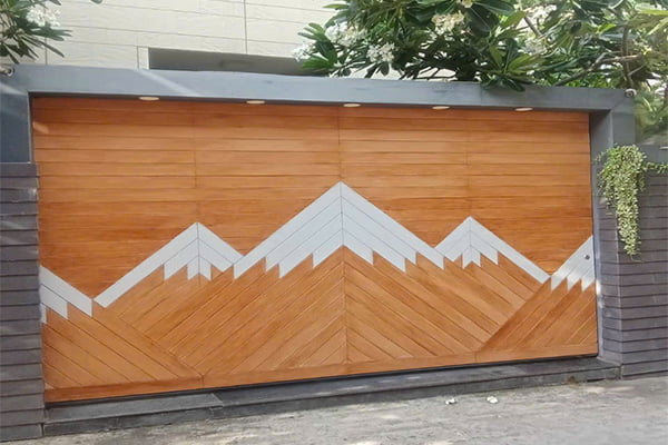 Khám phá các mẫu cổng sắt nan gỗ thời thượng và hiện đại nhất ngày nay 2 Cổng sắt nan gỗ