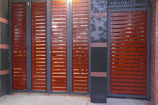 Khám phá các mẫu cổng sắt nan gỗ thời thượng và hiện đại nhất ngày nay 12 Cổng sắt nan gỗ