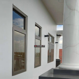 Cửa sổ 1 cánh mở quay nhôm Maxpro hệ 83