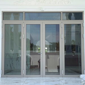 Cửa đi 4 cánh mở nhôm Maxpro hệ 83