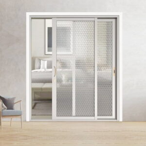 Cửa đi lùa 2 cánh nhôm Maxpro hệ 83