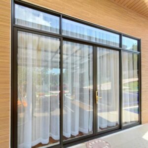 Cửa đi lùa 4 cánh nhôm Maxpro hệ 83