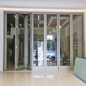 Cửa đi lùa 6 cánh nhôm Maxpro hệ 83