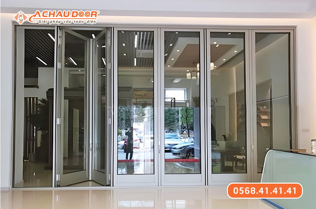 Cửa đi lùa 6 cánh nhôm Maxpro hệ 83 1 Cửa đi lùa 6 cánh nhôm Maxpro hệ 83