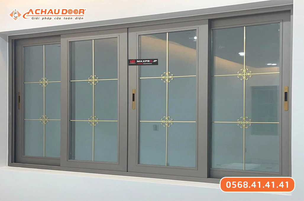 Cửa sổ 4 cánh nhôm Maxpro hệ 83 3 Cửa sổ 4 cánh nhôm Maxpro hệ 83