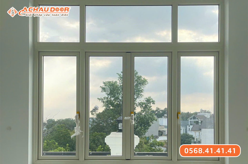 Cửa sổ lùa 4 cánh nhôm Maxpro hệ 83 1 Cửa sổ lùa 4 cánh nhôm Maxpro hệ 83