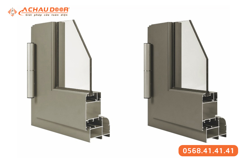 Cửa sổ lùa 4 cánh nhôm Maxpro hệ 83 2 Cửa sổ lùa 4 cánh nhôm Maxpro hệ 83