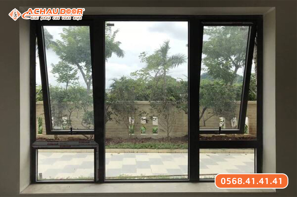 Cửa sổ mở hất nhôm Maxpro hệ 83 2 Cửa sổ mở hất nhôm Maxpro hệ 83