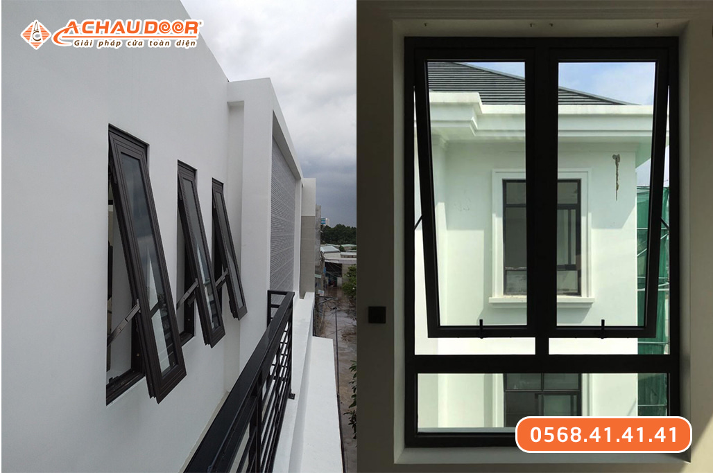 Cửa sổ mở hất nhôm Maxpro hệ 83 3 Cửa sổ mở hất nhôm Maxpro hệ 83