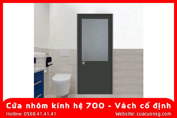 Cửa nhôm kính hệ 700 - Vách cố định 1 Cửa nhôm kính hệ 700 - Vách cố định