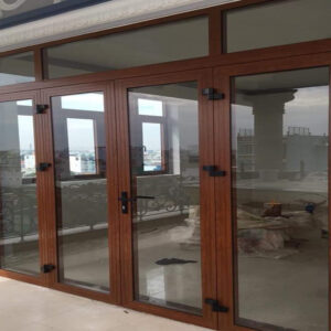 Cửa đi mở quay 4 cánh nhôm JMA hệ 55