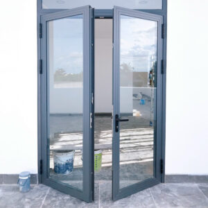 Cửa đi mở quay 2 cánh nhôm JMA hệ 55