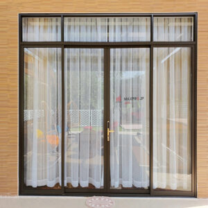 Cửa đi lùa 2 cánh nhôm Maxpro hệ 115