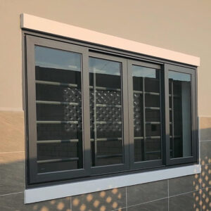 Cửa sổ lùa trượt 4 cánh nhôm JMA hệ 55