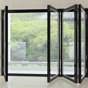 Cửa xếp trượt 4 cánh nhôm JMA hệ 55