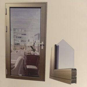 Cửa đi mở quay 1 cánh nhôm JMA hệ 55