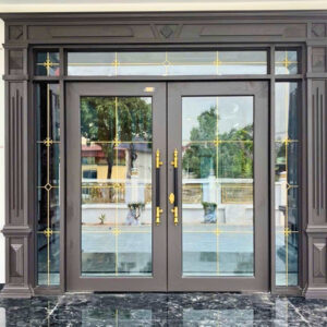 Cửa nhôm thủy lực Owin khuân bao kép