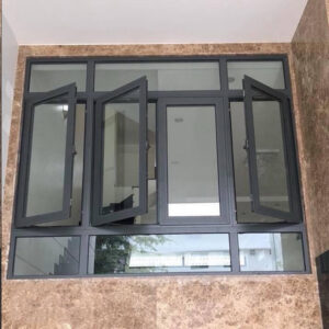 Cửa sổ mở quay 4 cánh nhôm JMA hệ 55