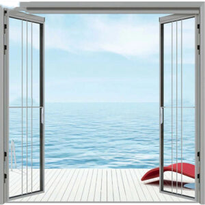 Cửa nhôm trượt quay Slim cánh liên kết