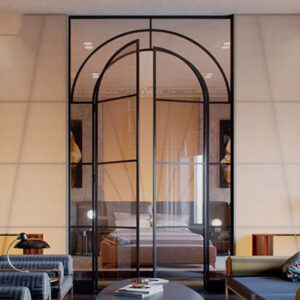 Cửa nhôm Slim uốn vòm