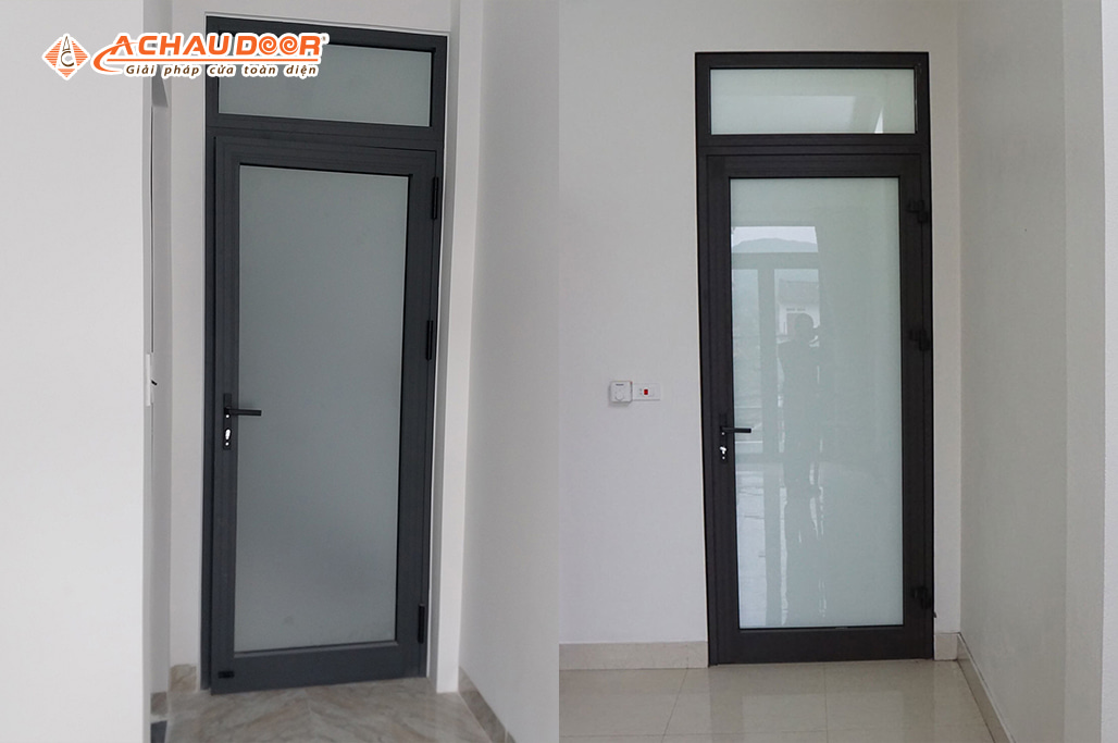 Cửa đi mở quay 1 cánh nhôm JMA hệ 55 3 Cửa đi mở quay 1 cánh nhôm JMA hệ 55