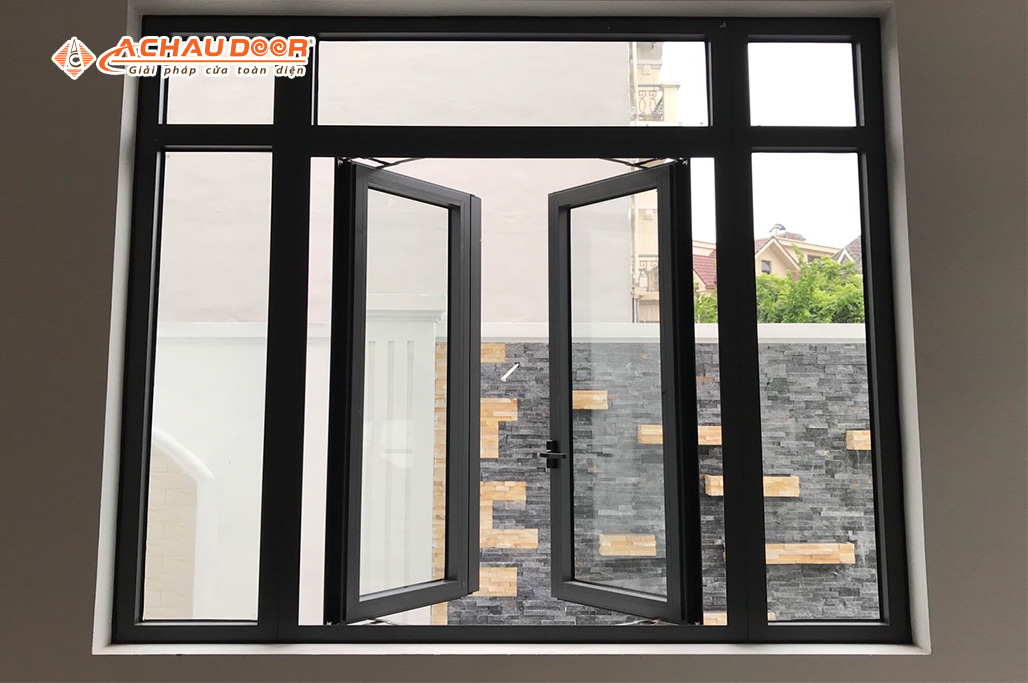 Cửa sổ mở quay 2 cánh nhôm JMA hệ 55 1 Cửa sổ mở quay 2 cánh nhôm JMA hệ 55