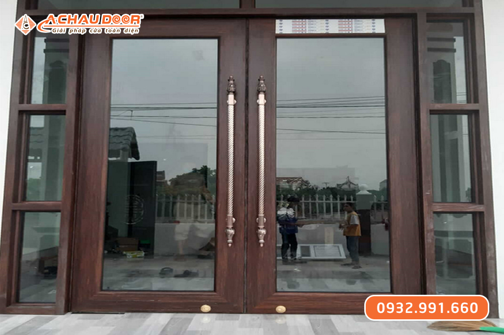 Cửa Nhôm Thủy Lực Bản 140 1 Cửa nhôm thủy lực bản 140