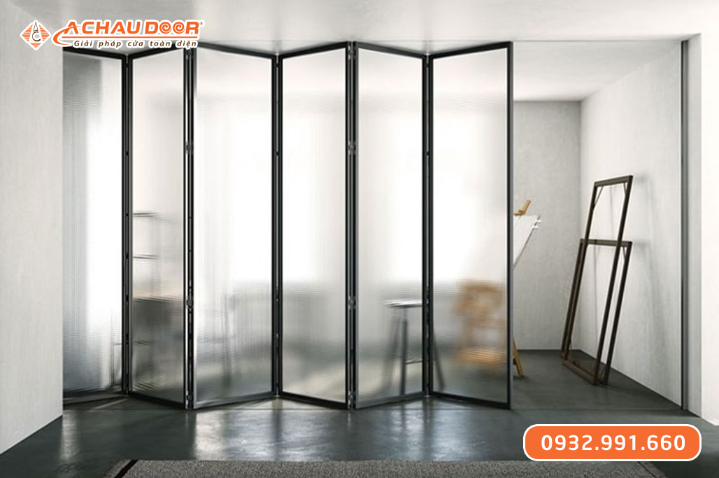 Cửa xếp trượt hệ Slim siêu mỏng 1 Cửa xếp trượt hệ Slim siêu mỏng