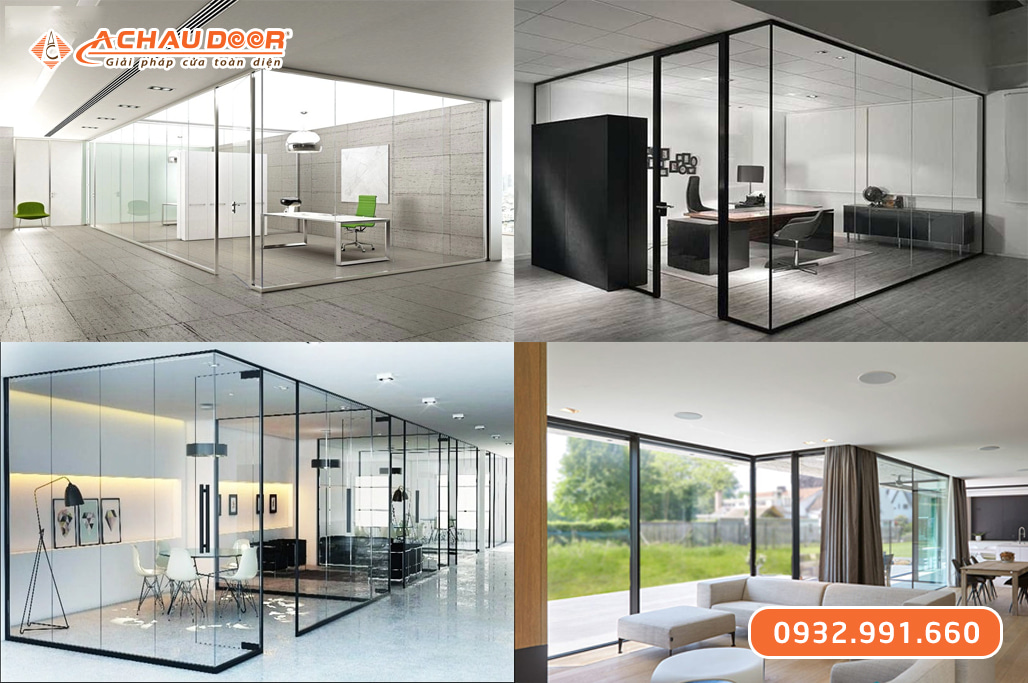 Vách nhôm kính cường lực 1 Vách nhôm kính cường lực