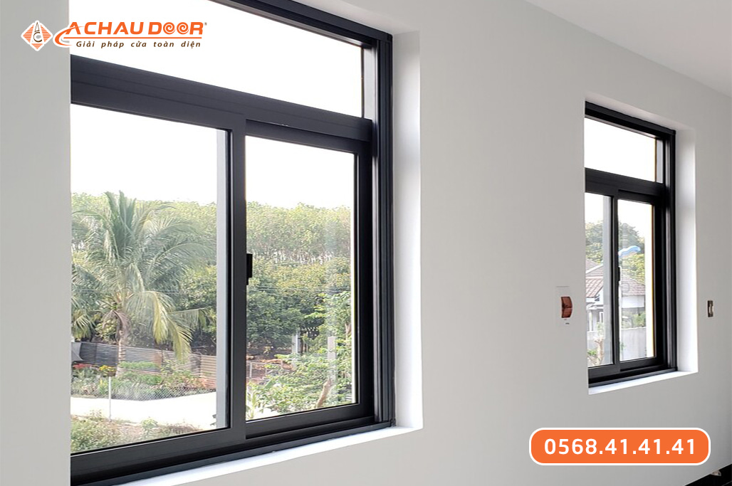 Cửa sổ lùa trượt 2 cánh nhôm JMA hệ 55 1 Cửa sổ lùa trượt 2 cánh nhôm JMA hệ 55