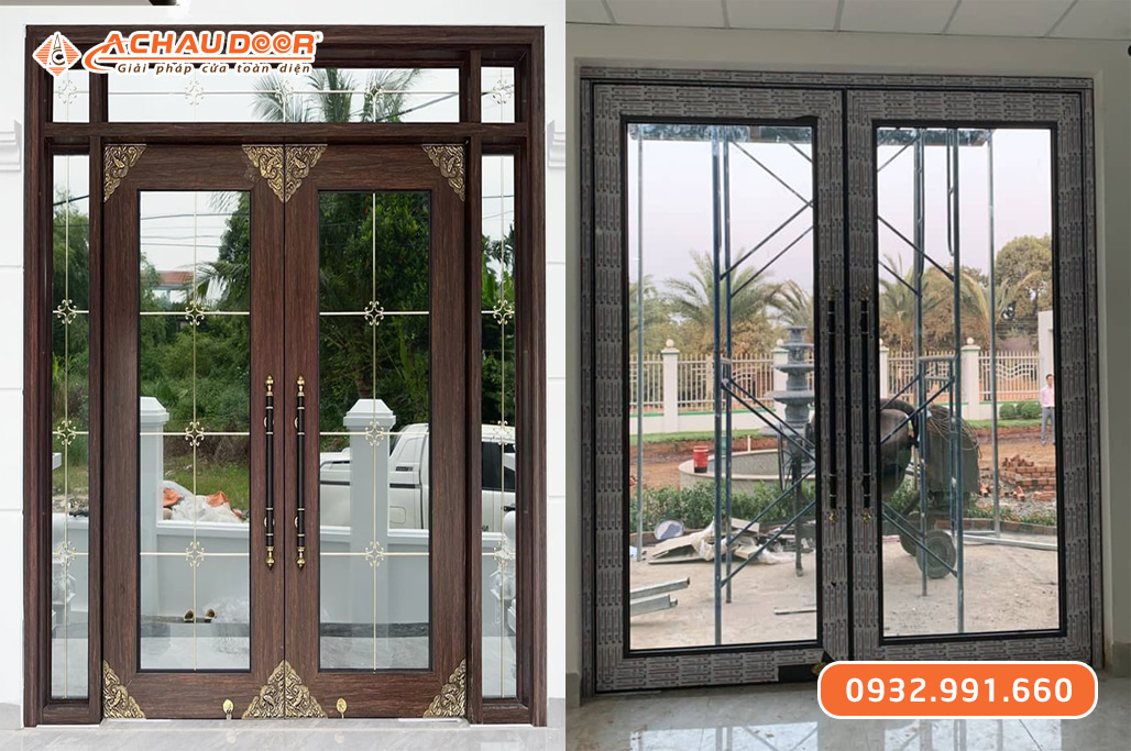 Cửa Nhôm Thủy Lực Owin Khuân Bao Đơn 2 Cửa Nhôm Thủy Lực Owin Khuân Bao Đơn