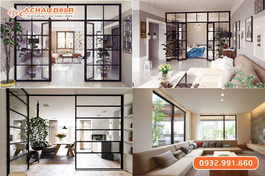 Vách nhôm kính cường lực 2 Vách nhôm kính cường lực