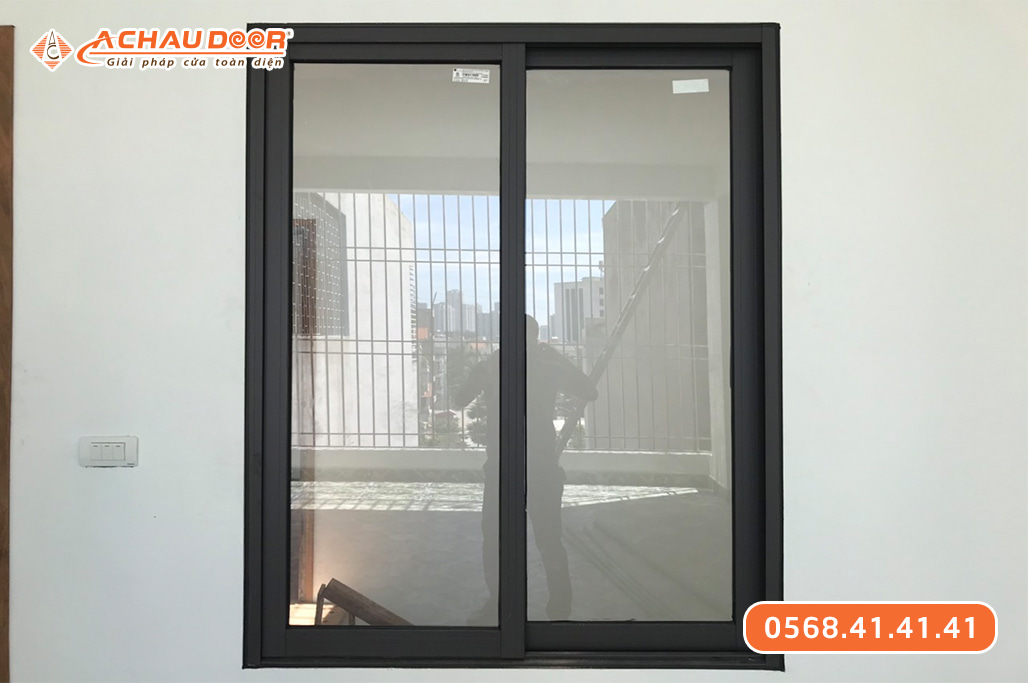 Cửa sổ lùa trượt 2 cánh nhôm JMA hệ 55 3 Cửa sổ lùa trượt 2 cánh nhôm JMA hệ 55