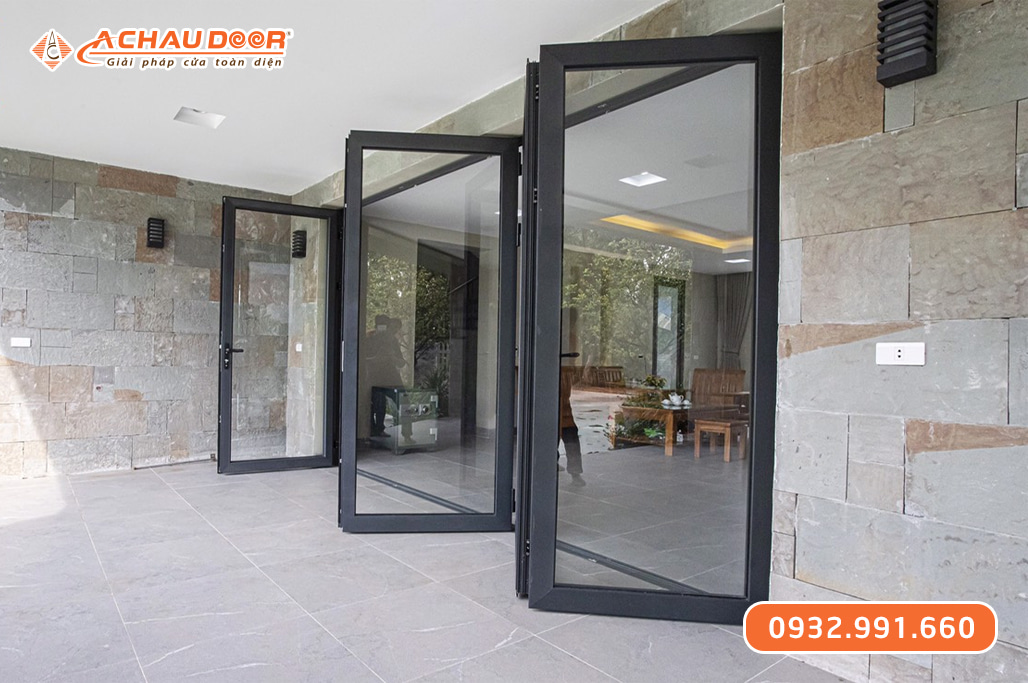 Cửa nhôm thuỷ lực Topal 3 Cửa nhôm thủy lực Topal