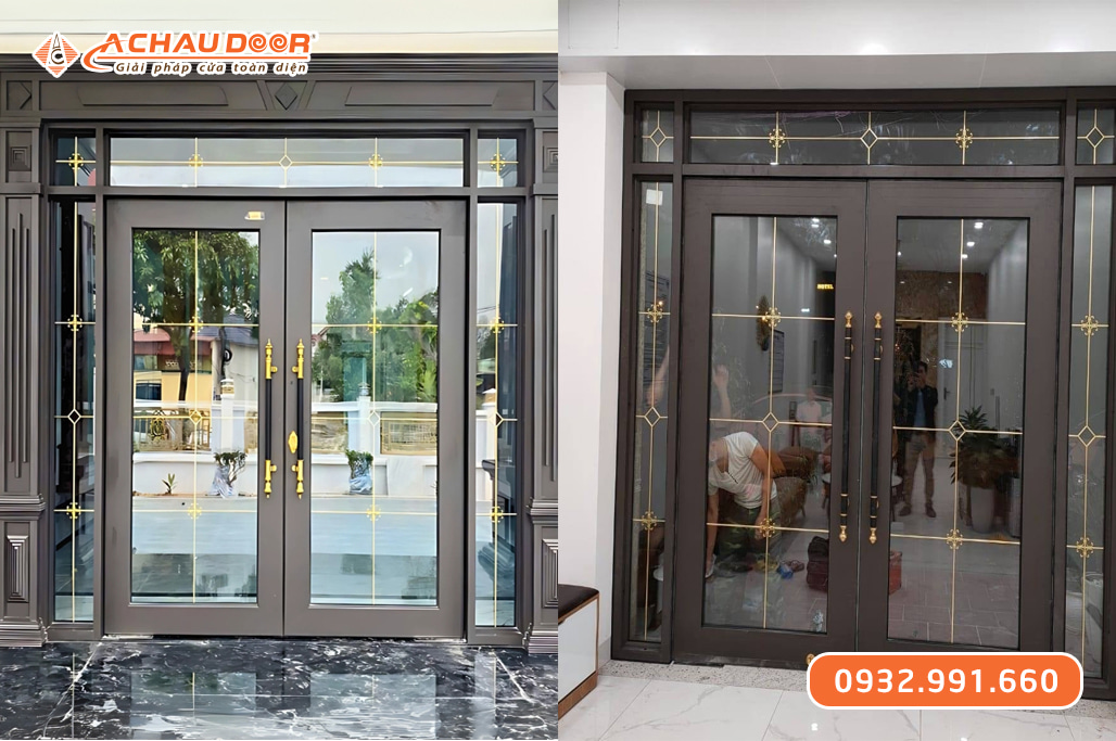 Cửa Nhôm Thủy Lực Owin Bản 150 3 Cửa nhôm thủy lực Owin bản 150