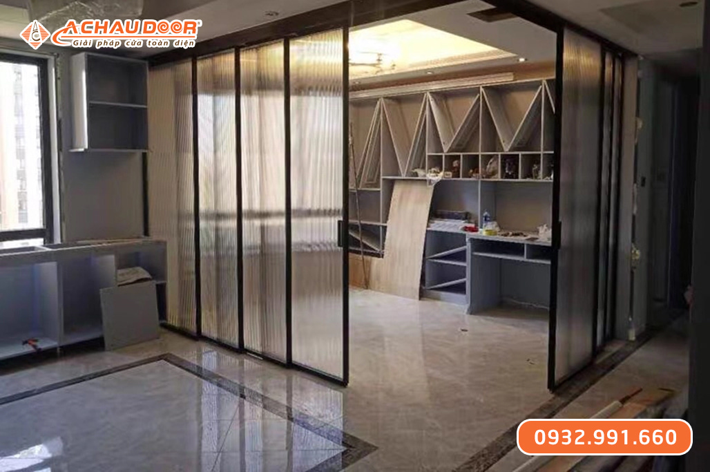 Cửa nhôm Slim lùa nối góc 90 độ 3 Cửa nhôm Slim lùa nối góc 90 độ