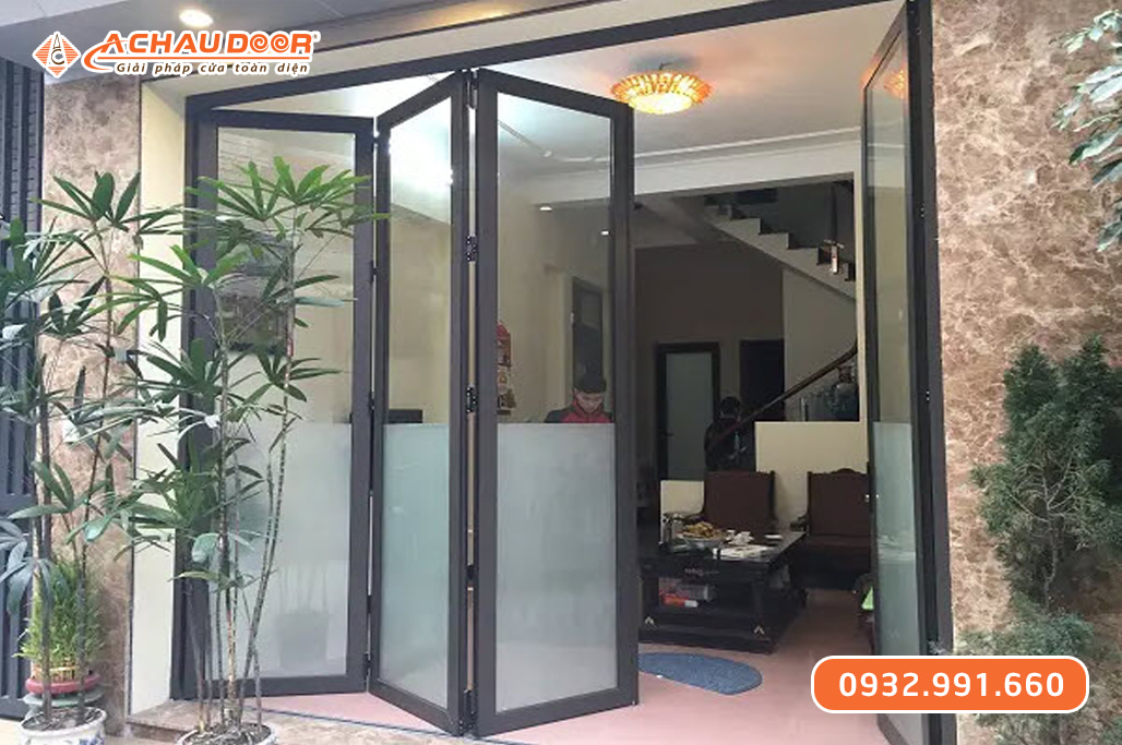 Cửa nhôm thuỷ lực Topal 2 Cửa nhôm thủy lực Topal