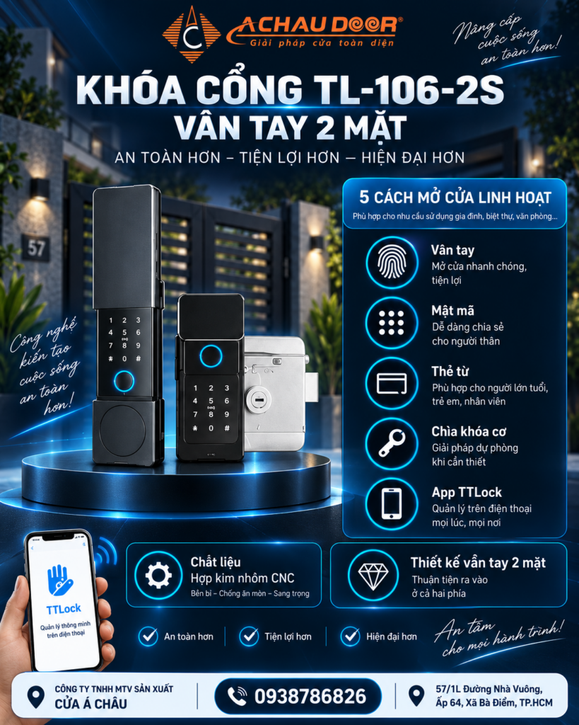 KHÓA CỬA CỔNG TL-106-2S