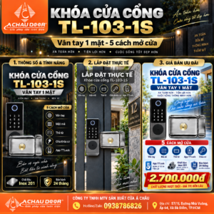 Khóa cửa cổng vân tay TL-103-1S