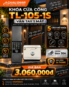 Khóa Cửa Cổng  Vân Tay 1 Mặt TL-105-1S