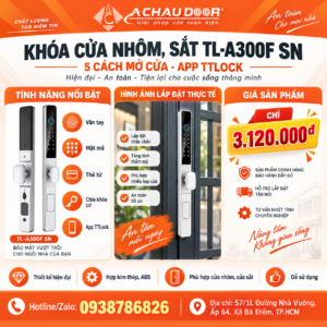 Khóa cửa nhôm sắt TL-A300F BN